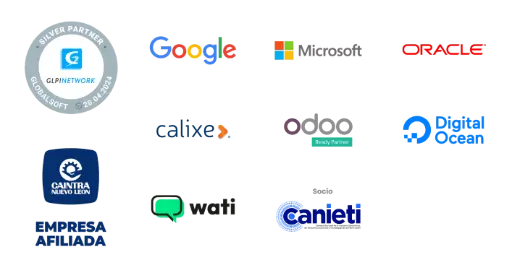 Partner Network  GLPI Odoo Wati CAINTRA Canieti Calixe Digital Ocean Microsoft Oracle Google