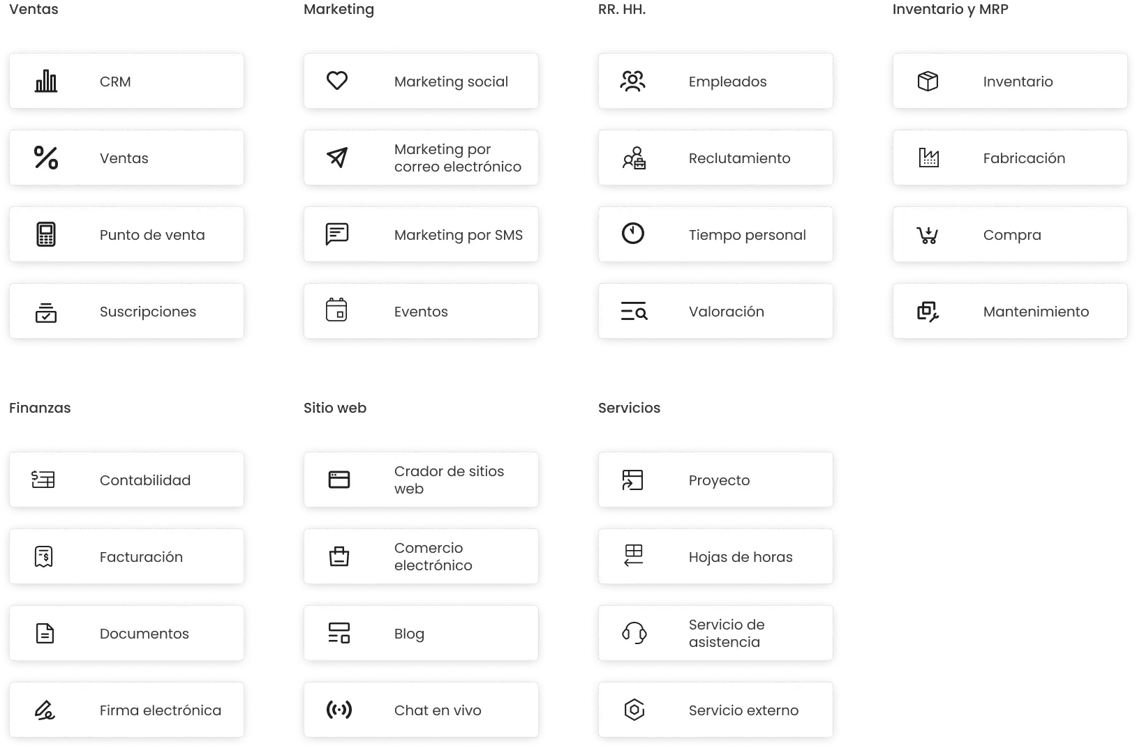 Odoo ecosistema