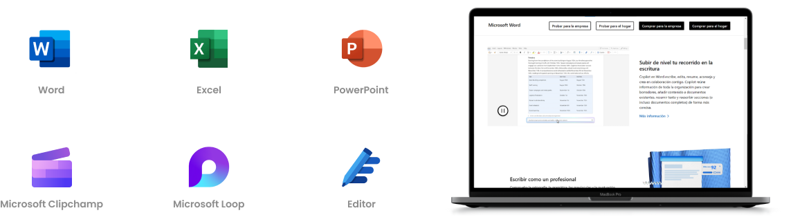 Office, Excel, PowerPoint